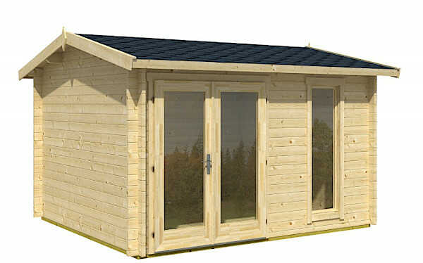 Ξύλινο Σπίτι ΦΑΙΔΡΑ 350 x 300cm Προοπτικό Σχέδιο